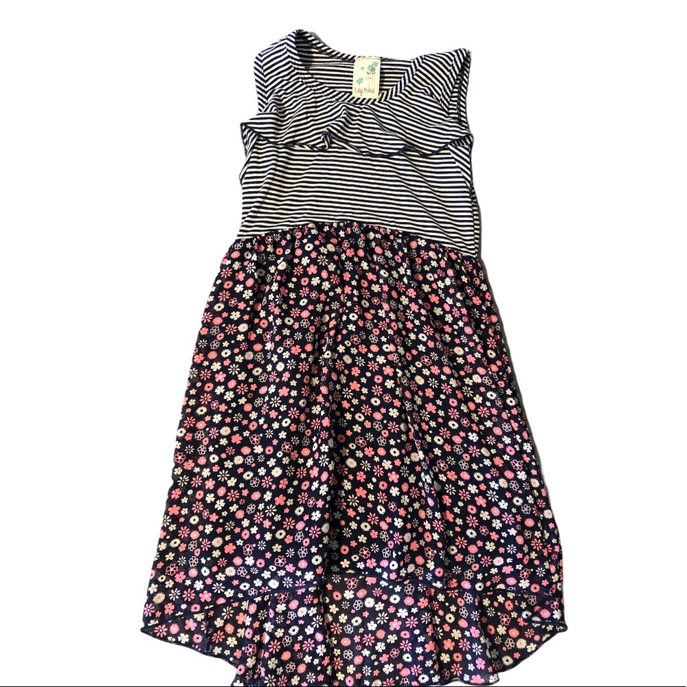Girls floral print dress